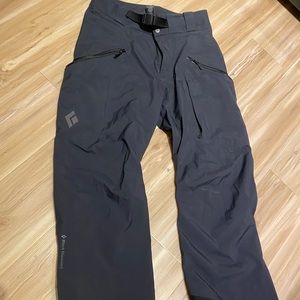 Black Diamond gore-Tex shell Mission ski pant